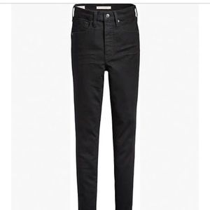 Levi’s super skinny mile high jeans black 26